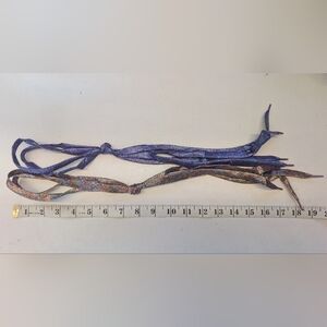 Shimmering Purple and Multicolor Shoe Laces